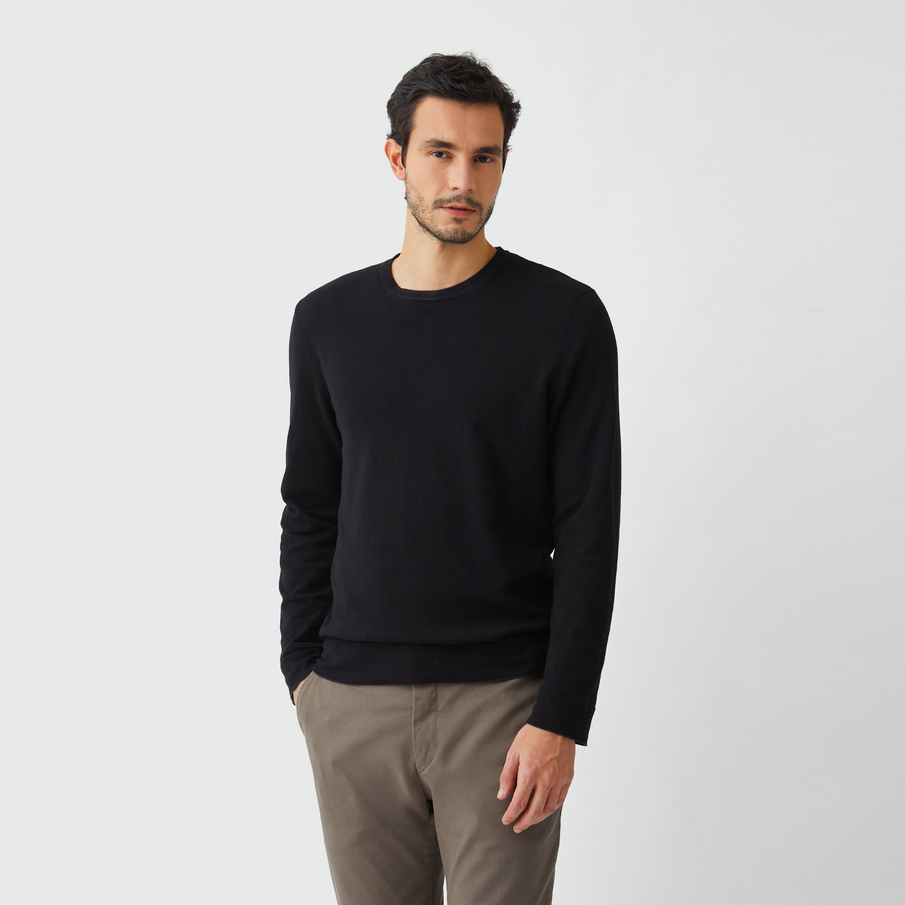 Tricot Dupla Face Fuji Café/Preto - Aviator
